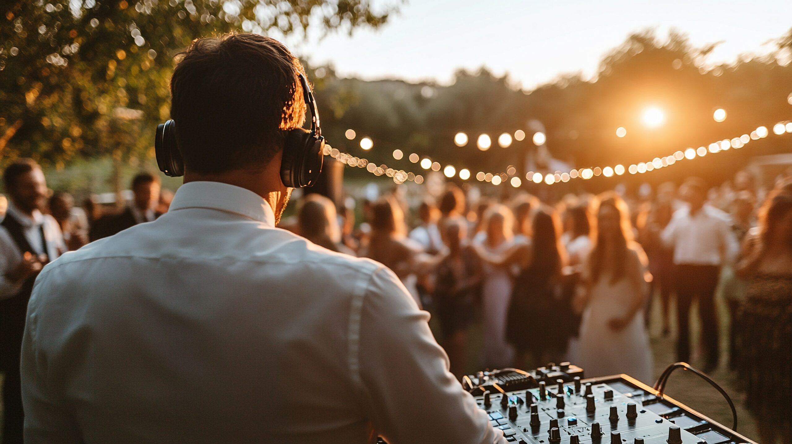 dj at a wedding reception dj at a wedding reception